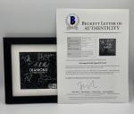 DEF LEPPARD SIGNED DIAMOND STAR HALOS FRAMED CD DISPLAY B BECKETT BAS LOA