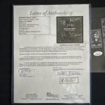 Def Leppard Signed Diamond Star Halos CD Insert. Rock N Roll. JSA LOA