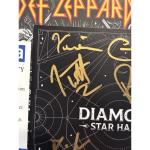 DEF LEPPARD COA SIGNED DIAMOND STAR HALOS CD W/ AUTOGRAPHED SIGNED INSERT ACOA 7