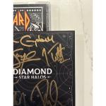 DEF LEPPARD COA SIGNED DIAMOND STAR HALOS CD W/ AUTOGRAPHED SIGNED INSERT ACOA 3
