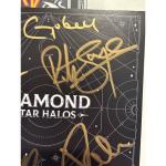 DEF LEPPARD COA SIGNED DIAMOND STAR HALOS CD W AUTOGRAPHED SIGNED INSERT ACOA 12