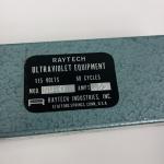 Vintage Raytech Shortwave Ultraviolet Light Model SW-0