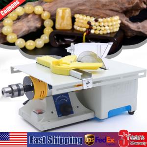 Mini Gem Polishing Grinding Machine Table Rock Saw Jewelry Lapidary Equipment