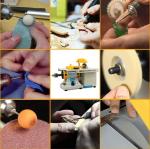 Lapidary Equipment DIY Jewelry Lapidary Mini Table Saw Right Bench 110V 350W