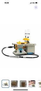 Lapidary Equipment DIY Jewelry Lapidary Saw for Cutting Rocks, 110V Mini Table S