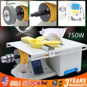 Mini Gem Polishing Grinding Machine Table Rock Saw Jewelry Lapidary Equipment