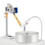 AGULIUM Jade Gem Grinding Faceted Manipulator for Angle Adjustment & Positioning, 96 Index Wheel, Gem Faceting Machine Digital Display Angle Manipulator for Jewel Jade Gemstones Polishing