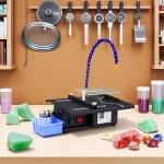 Gem Faceting Cutting Carving Polishing Machine, 1850W Portable Table Saw Jewelry Rock Polishing Grinding Tool 0-10000RPM Grinder