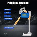 Digital Display Angle Manipulator，Gem Faceting Machine Angle Polishing Handle，High Precision Grinding Faceted Manipulator Jade Jewelry Faceting Machine Faceting Equipment 96 Index Wheel