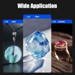 Digital Display Angle Manipulator，Gem Faceting Machine Angle Polishing Handle，High Precision Grinding Faceted Manipulator Jade Jewelry Faceting Machine Faceting Equipment 96 Index Wheel