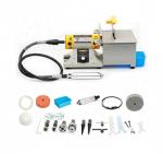 Professional Benchtop Polisher & Grinder, 0-10,000 RPM Adjustable for Jewelry, Rock Polishing, Gem Cutting, Metalcraft, and DIY Mini Table Saw Tasks