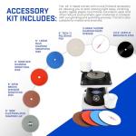 Hi-Tech Diamond 6" All-U-Need Lapidary Equipment, Flat Lap - Grinder Tool & Rock Polisher, Variable Speed Motor, Includes Rock Polishing Kit for Stones, Minerals, and Gem Shaping