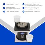 Hi-Tech Diamond 6" All-U-Need Lapidary Equipment, Flat Lap - Grinder Tool & Rock Polisher, Variable Speed Motor, Includes Rock Polishing Kit for Stones, Minerals, and Gem Shaping