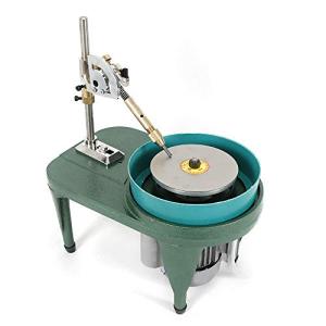 Gem Faceting Machine, Professional Jade Grinding Polishing Machine, 180W 110V Jewel Angle Polisher with Faceted Manipulator, Jewel Polishing Grinding Machine Flat Grinder (Style 2)