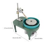 Gem Faceting Machine, Professional Jade Grinding Polishing Machine, 180W 110V Jewel Angle Polisher with Faceted Manipulator, Jewel Polishing Grinding Machine Flat Grinder (Style 2)