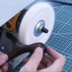 𝐋𝐮𝐨 𝐤𝐞 5 Pcs 3'' Cotton Polishing Wheel, 3/8'' Arbor Abrasive Buffing Wheel Fine Finishing Kits Lapidary Polishing Set for Bench Grinder/Buffer