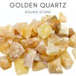 1 LB Golden Quartz Rough Crystals and Stones Raw Stones for Rock Tumbling, Jewelry Making, Polishing, Cabbing, Lapidary, Fountain Rocks, Decoration, Wire Wrapping, Gem Mining, Reiki Healing