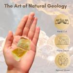 1 LB Golden Quartz Rough Crystals and Stones Raw Stones for Rock Tumbling, Jewelry Making, Polishing, Cabbing, Lapidary, Fountain Rocks, Decoration, Wire Wrapping, Gem Mining, Reiki Healing