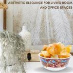 1 LB Golden Quartz Rough Crystals and Stones Raw Stones for Rock Tumbling, Jewelry Making, Polishing, Cabbing, Lapidary, Fountain Rocks, Decoration, Wire Wrapping, Gem Mining, Reiki Healing