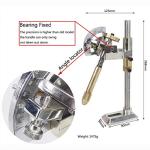 MXBAOHENG Gem Grinding Faceted Manipulator Jade Faceting Machine Jewel Angle Polisher Jewel Angle Milling Tool 32/64/72/96 Index Wheels Handle (32 scale)