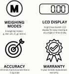 GemOro Platinum XP500 | Precision Portable Jewelers Countertop Scale