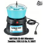 RAYTECH 23-001 Vibratory Tumbler, 115V, 0.5 Cu. Ft. 5UJF7