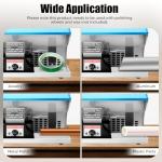 Jewelry Bench Polisher, 500W 110V 1/2 HP Benchtop Polishing Buffing Machine Adjustable Variable Speed Polishing Buffing Machine Buffer Grinder Dust Collector with Light for Polishing Aluminum, Chrome