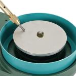 Gemstone Facer 2800RPM Gemstone Grinder Gemstone Grinder Polisher Polishing Machine Robotic Milling Tool Gemstone Cutting Tool 180W with 6-inch Polishing Disc (Green)