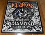 Joe Elliott Signed Vinyl album Diamond Star Halos