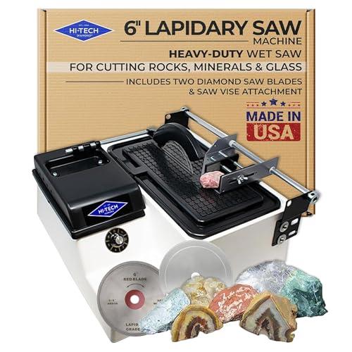6" Hi-Tech Diamond Trim Saw for Lapidary Cutting