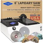 6" Hi-Tech Diamond Lapidary Trim Saw - Rock, Stone, Glass