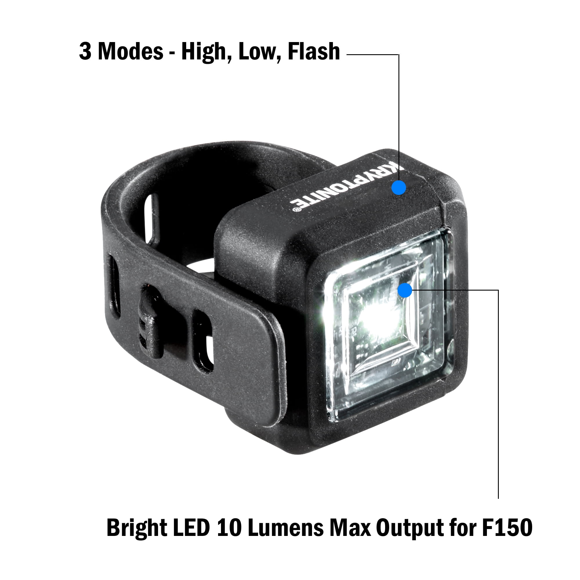 Kryptonite Neutron F150 & R150 Bike Light Set