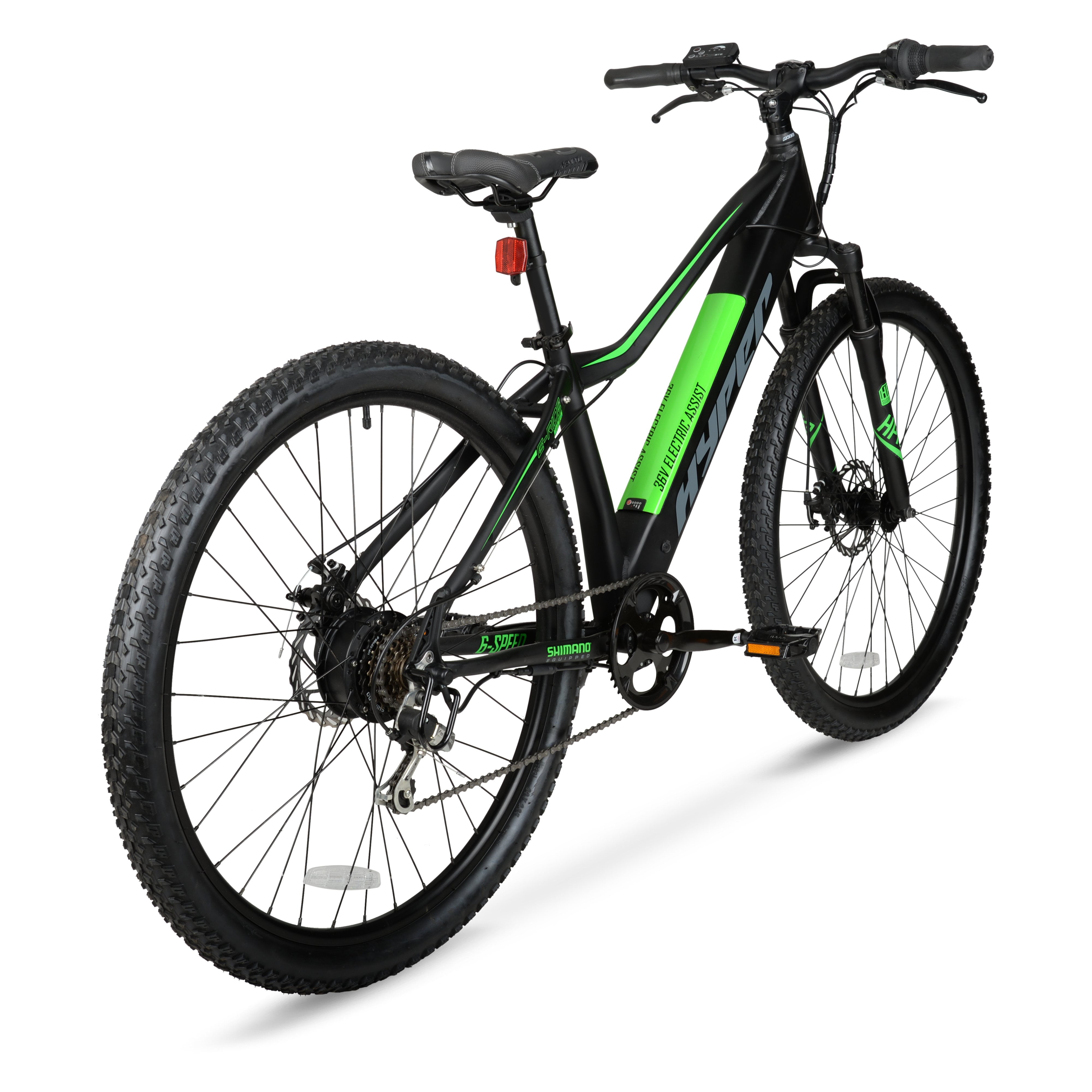 Hyper Electric Mountain Bike, 29 In. Wheels, Black