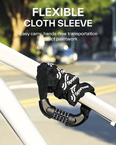 Sportneer 5-digit Combination Bike Lock