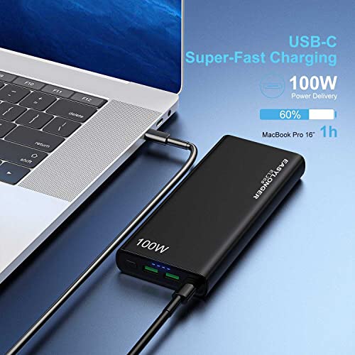 26800mAh Portable Laptop Power Bank with Fast-Charging PD