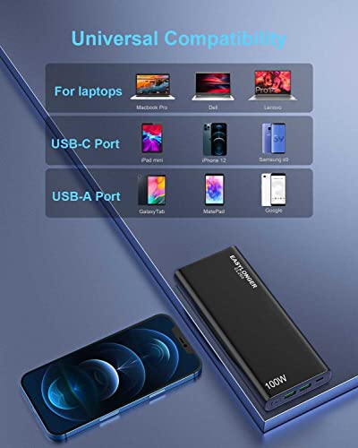 26800mAh Portable Laptop Power Bank with Fast-Charging PD