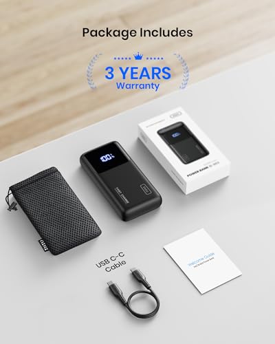 INIU 25000mAh 65W Power Bank for Laptops & Devices