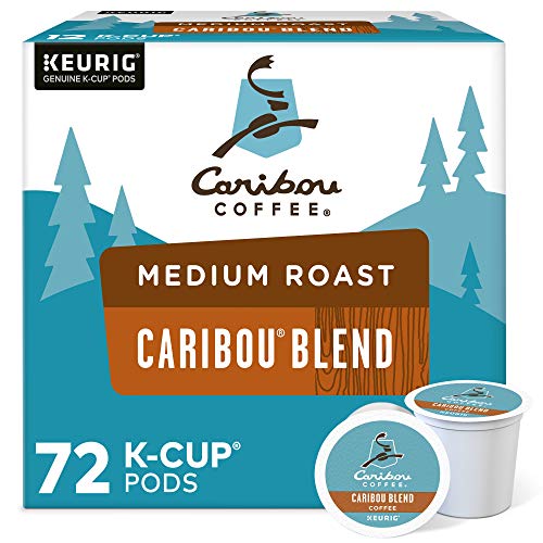 Caribou Coffee Blend K-Cup Pods, Medium Roast, 12x6