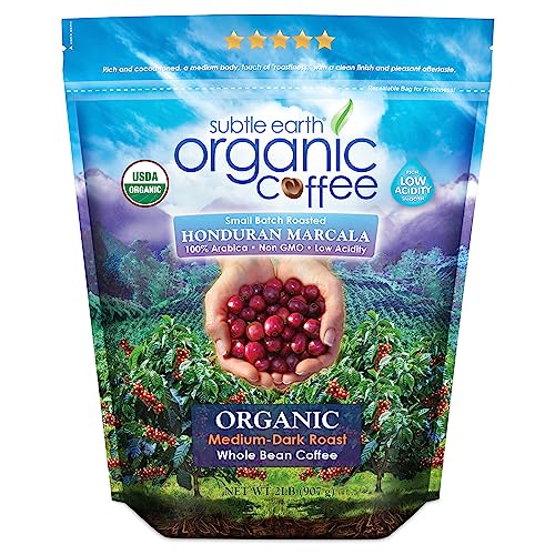 Subtle Earth Organic Medium-Dark Roast Coffee - 2lb