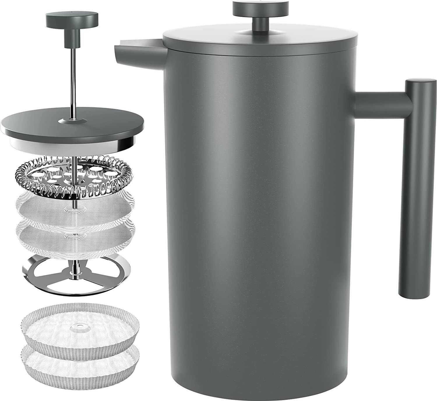 Utopia Kitchen Stainless Steel French Press Coffee Maker