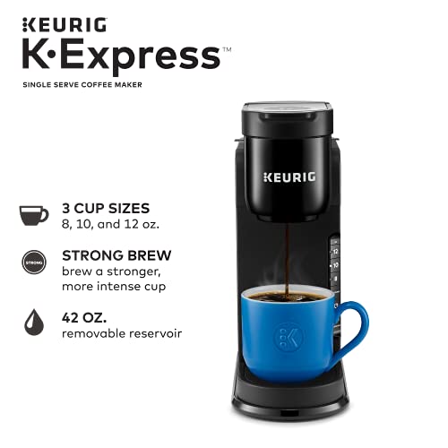 Keurig K-Express Coffee Maker, Black (12.8" L x 5.1" W x 12.6" H)