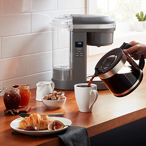 Matte Grey KitchenAid Coffee Maker, 12 Cup