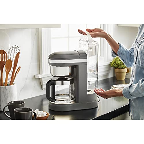 Matte Grey KitchenAid Coffee Maker, 12 Cup
