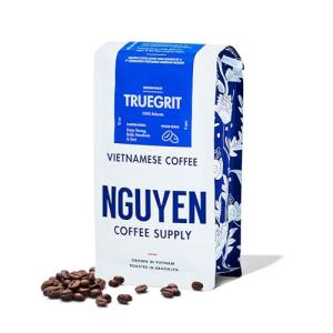 Nguyen Coffee Supply Truegrit Peaberry Robusta - Medium Roast, 12 oz