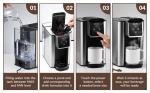 Mecity 3-in-1 Single Serve Coffee Maker