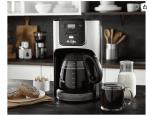 12-Cup Programmable Coffeemaker, Rapid Brew, Brushed Metallic