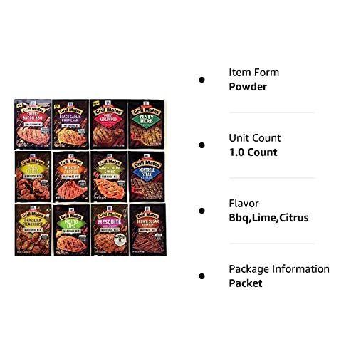 McCormick Grill Mates Variety Pack #2 (12 Options)