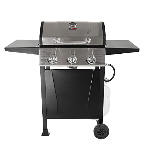 Outdoor 3 Burner Propane Gas Grill with Lid