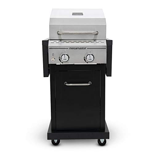 Megamaster 2-Burner Propane Gas Grill - Perfect for Camping & Outdoor Cooking