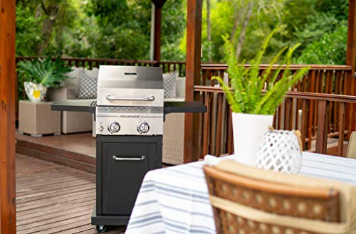 Megamaster 2-Burner Propane Gas Grill - Perfect for Camping & Outdoor Cooking